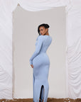 CHELLE MAXI DRESS IN BABY BLUE