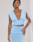 NARAYA CO-ORD IN BABY BLUE