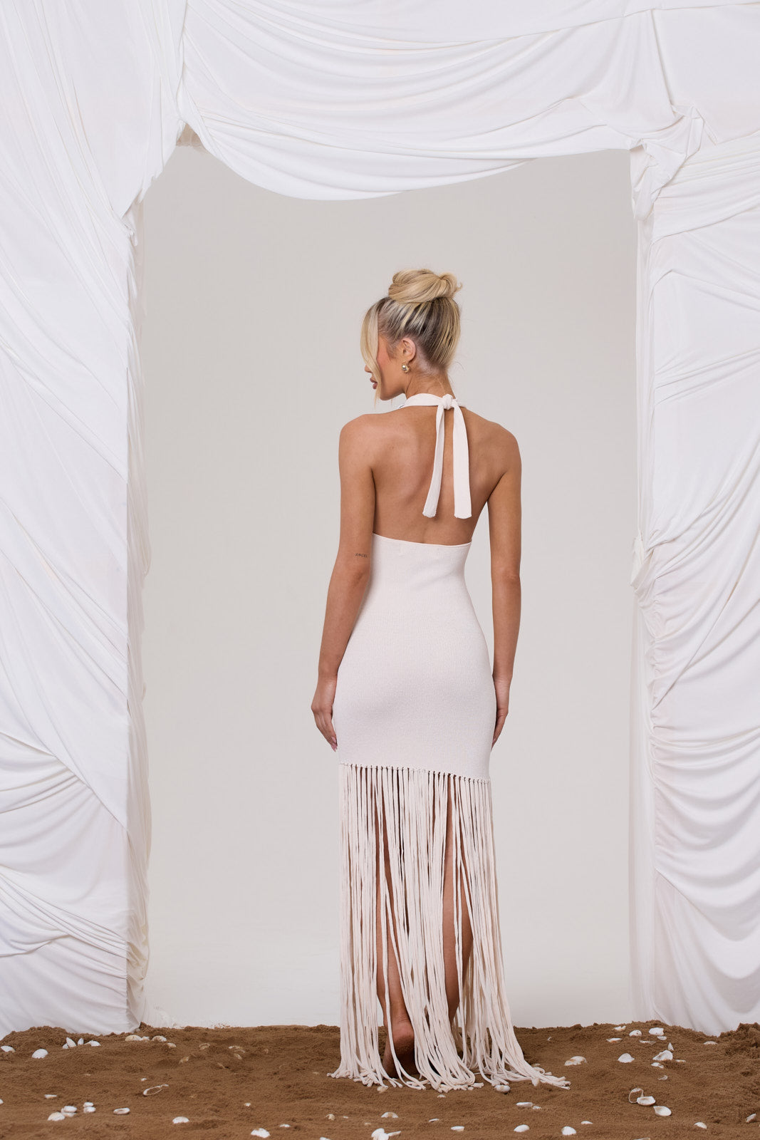 ANA CROCHET MAXI | OFF WHITE