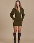RHIANNA MINI DRESS | OLIVE