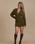 RHIANNA MINI DRESS | OLIVE