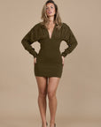 RHIANNA MINI DRESS | OLIVE