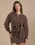 LORI MINI SKIRT | MOCHA