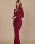 SASHA MAXI DRESS | WINE