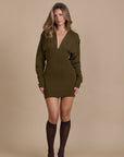 RHIANNA MINI DRESS | OLIVE