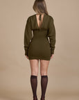 RHIANNA MINI DRESS | OLIVE