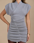 EVE MINI DRESS | PEWTER