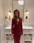 SASHA MAXI DRESS | WINE