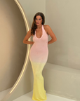 LARISSA MAXI | BLUSH LEMON OMBRE